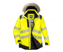 Jacheta Parka Iarna HI-VIS Galben / Negru