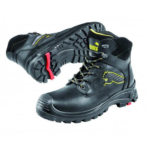 Bocanc PUMA  BORNEO BLACK MID S3 SAFETY